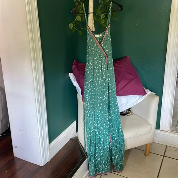 billabong green maxi dress Billabong Women's Sunkissed Maxi Dress - Teak